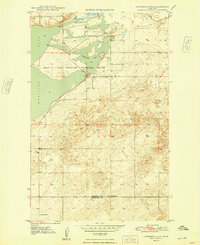 Capeneys Lake 1948 topographic map thumbnail