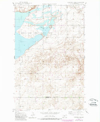 Capeneys Lake 1947 topographic map thumbnail