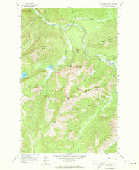 Capitol Mountain 1958 topographic map thumbnail