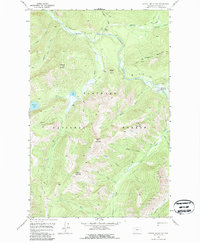 Capitol Mountain 1958 topographic map thumbnail