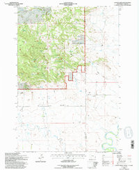 Capitol Rock 1993 topographic map thumbnail