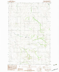 Carda Coulee 1983 topographic map thumbnail