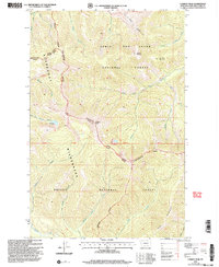 Caribou Peak 2001 topographic map thumbnail