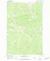 Caribou Peak 1968 topographic map thumbnail