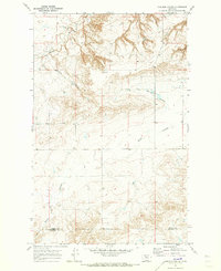 Carlson Coulee 1970 topographic map thumbnail