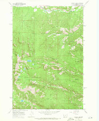 Carlton Lake 1967 topographic map thumbnail