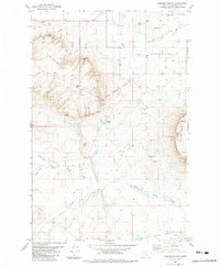 Cascade Colony 1983 topographic map thumbnail