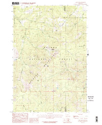 Casey Peak 1985 topographic map thumbnail