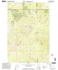 Casey Peak 2001 topographic map thumbnail