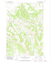 Castle Butte 1970 topographic map thumbnail