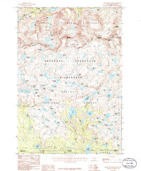Castle Mountain 1986 topographic map thumbnail