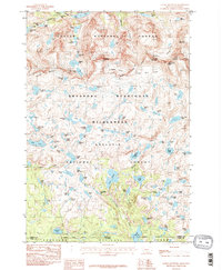 Castle Mountain 1986 topographic map thumbnail