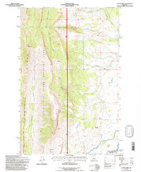 Castle Reef 1995 topographic map thumbnail