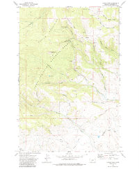 Castle Town 1972 topographic map thumbnail