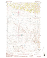 Cat Creek 1986 topographic map thumbnail