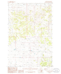 Cat Creek NW 1986 topographic map thumbnail