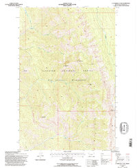 Cathedral Peak 1994 topographic map thumbnail