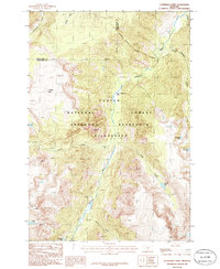 Cathedral Point 1986 topographic map thumbnail