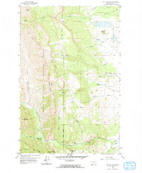 Cave Mountain 1958 topographic map thumbnail