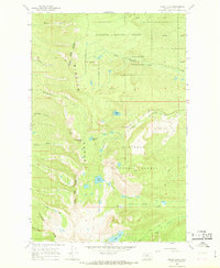Cedar Lake 1965 topographic map thumbnail
