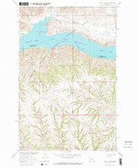 Chain Buttes 1965 topographic map thumbnail