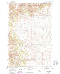 Chalk Butte 1971 topographic map thumbnail