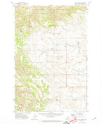 Chalk Butte 1971 topographic map thumbnail