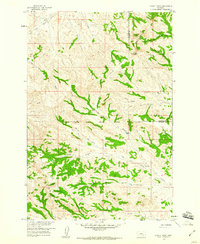 Chalky Point 1958 topographic map thumbnail