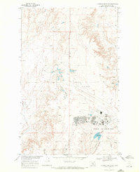 Chapman Coulee NE 1969 topographic map thumbnail
