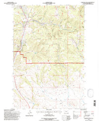 Charcoal Gulch 1995 topographic map thumbnail
