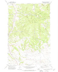 Charcoal Gulch 1971 topographic map thumbnail