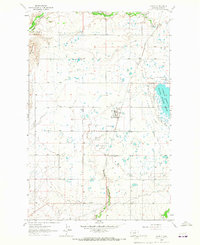 Charlo 1965 topographic map thumbnail