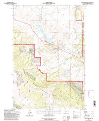Checkerboard 1995 topographic map thumbnail