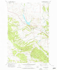 Checkerboard 1972 topographic map thumbnail