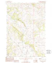 Cherry Creek Canyon 1988 topographic map thumbnail