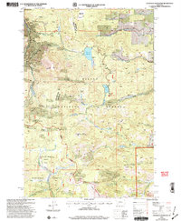 Chessman Reservoir 2001 topographic map thumbnail