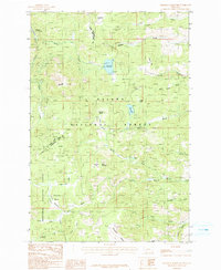 Chessman Reservoir 1985 topographic map thumbnail