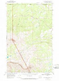 Chief Mountain 1968 topographic map thumbnail