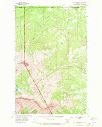 Chief Mountain 1968 topographic map thumbnail