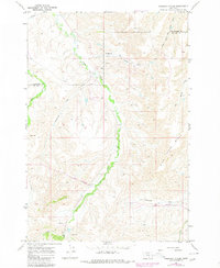 Chilkoot Coulee 1967 topographic map thumbnail