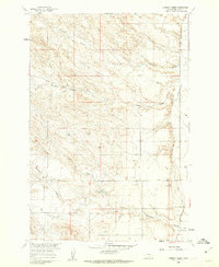 Chimney Creek 1960 topographic map thumbnail