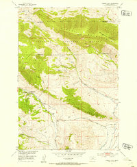 Chimney Rock 1951 topographic map thumbnail