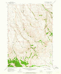 Christensen Ranch 1961 topographic map thumbnail
