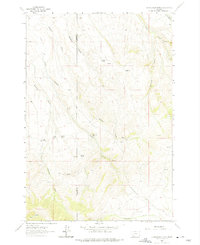 Christensen Ranch 1961 topographic map thumbnail