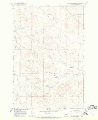 Christenson Reservoir 1965 topographic map thumbnail
