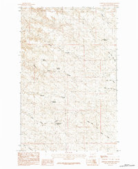 Christmas Reservoir 1984 topographic map thumbnail