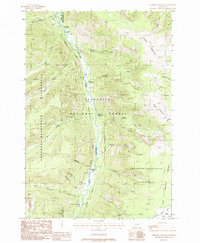 Chrome Mountain 1987 topographic map thumbnail