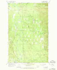 Cilly Creek 1965 topographic map thumbnail
