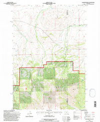 Cinnamon Peak 1995 topographic map thumbnail