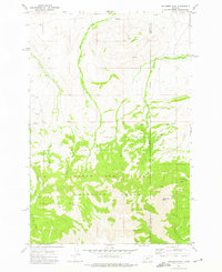 Cinnamon Peak 1972 topographic map thumbnail